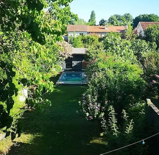 Villa Echoppe Bordelaise Avec Jardin Et Piscine Bègles